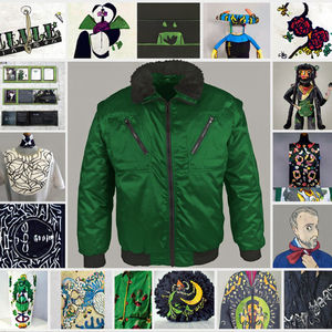 Veste de safari décontractée pour homme, imperméable et chaude, épaisseur standard, fermeture éclair, service OEM, logo personnalisé, toile, collection automne - Product Image 3