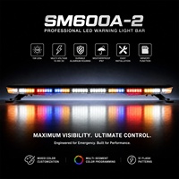 Barre lumineuse de toit, lumière stroboscopique, lumière d'urgence LED, barre lumineuse de toit LED, lumière d'avertissement LED, barre lumineuse de 1200 mm, stroboscope ambre, 38 pouces, 132 LED, ECE R65