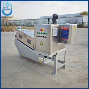 Presse à vis multi-disques SUS304 <span class=keywords><strong>pour</strong></span> la <span class=keywords><strong>d</strong></span>éshydratation des boues, équipement de dragage de rivières, traitement des algues des lacs et des sédiments des bassins paysagers - Product Image 1