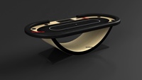 Table de poker avec structure en plastique, pointes de poker, personnalisées, pour le casino