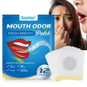 Nouveau Sumifun – Lot de 12 patchs rafraîchissants buccaux aux herbes – Garde l'haleine fraîche – Durée de conservation de 2 ans - Product Image 1