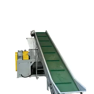 Waste PP PE Film Woven Bag Cleaning Line With Crusher And Squeezing Machine