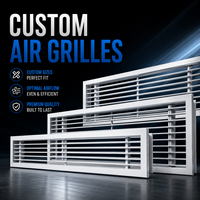 Haute qualité CVC PVC plastique carré étanche retour diffuseur d'air Grille alimentation climatisation Ventilation diffuseur d'air