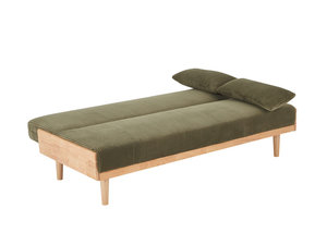 Canapé-lit convertible en velours réglable, lit futon inclinable, canapé-lit multifonctionnel pour la maison, le bureau et le salon d'hôtel - Product Image 2