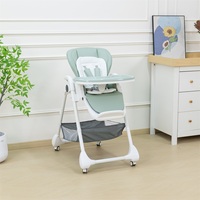 Chaise haute multifonctionnelle réglable en hauteur 4-en-1 Clafbebe pour bébés de 0 à 36 mois