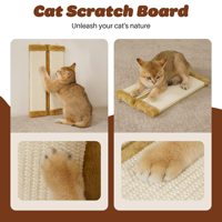 Griffoir mural en sisal pour chats, panneau de protection vertical pour coins de mur, griffoir mural pour chats