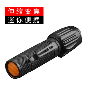 ดาสก์ไฟร์มินิไฟฉาย LED ซูมแบบยืดหดได้ 3W อลูมิเนียมอัลลอยด์แบบพกพาคลิปหนีบปากกาสำหรับกลางแจ้ง - Product Image 5