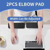 Tapis de souris de jeu en mousse à mémoire de forme souple PORON avec base antidérapante, coussinets ergonomiques et repose-poignet - En stock pour usage au bureau