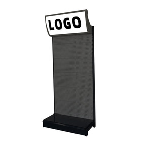 Sou Mi Ka Perforated Supermarket Shelves Single Sided Heavy Duty Display Rack For Convenience Store - Product Image 1