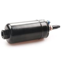 Pompa bahan bakar Inline eksternal tekanan tinggi mobil Universal Aluminium 300LPH menggantikan 0580254044 hitam