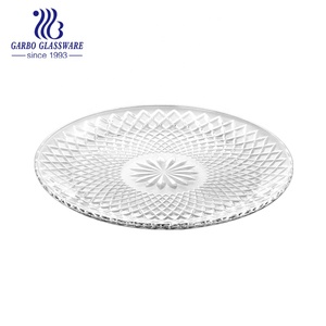 Bonne qualité 11 pouces plaine plat à dîner en <span class=keywords><strong>verre</strong></span> plaque - Product Image 4