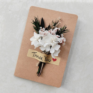 Mini Bouquet di Fiori Secchi all'Ingrosso con Biglietto d'Auguri Partecipazione di Nozze Fiore Naturale Biglietto di Ringraziamento per il Giorno del Ringraziamento - Product Image 4