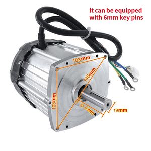 휴대용 공구용 경량 48V 550W 롱샤프트 14-톱니 키웨이 옵션 모터 - Product Image 3