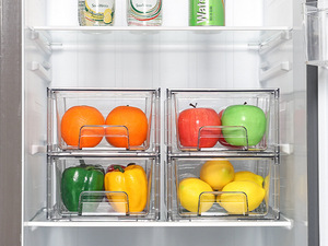 Chất Lượng Cao Tùy Chỉnh Hiện Đại Rõ Ràng <span class=keywords><strong>Acrylic</strong></span> Lưu Trữ Tổ Chức Dễ Dàng Để Lắp Ráp Stackable Ngăn Kéo Cho Nhà Văn Phòng Lưu Trữ - Product Image 5