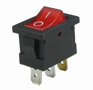 Mini interrupteurs à bascule étanches à 3 broches, interrupteurs à bascule à bouton rouge, offre spéciale SC768