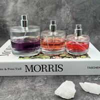 Vente en gros Flacons de pulvérisation de parfum vides carrés de luxe de 30ml 50ml 100ml avec pompe Design personnalisé et emballage de boîte de parfum