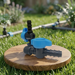 Válvula de Control de Riego de Plástico de Alta Calidad, Conector de Tubo de Goteo, Accesorio de Gestión de Agua para Sistema de Riego Agrícola - Product Image 1