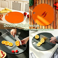 Planche à découper en silicone de qualité alimentaire FCM, pliable, portable, antidérapante, 30x28cm, pour le camping en plein air, la cuisine, facile à nettoyer