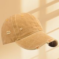 Gorra de Béisbol Desgastada con Protección Solar para Exteriores, Logotipo Personalizado Bordado e Impreso; Gorra Estilo Vintage para las Cuatro Estaciones
