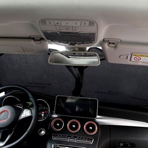 Wholesale Custom Logo Foldable Front Windshield Polyester UV Bubble Car Sunshades - Product Image 3