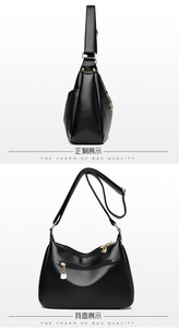 Sacs à bandoulière décontractés multi-poches pour femmes, sacs à main et sacs à bandoulière en cuir souple de haute qualité, sacs pour femmes - Product Image 5