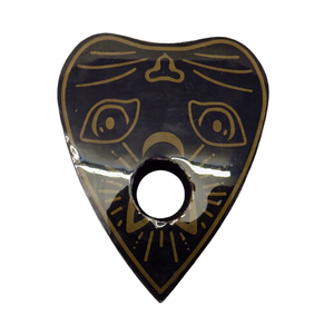 Elegant Two Tone Brown Black Heart Shape <b>Crystal</b> Sphere Holder Handmade Eco-Friendly Carved Table Top Stand Home Decoration - Product Image 1