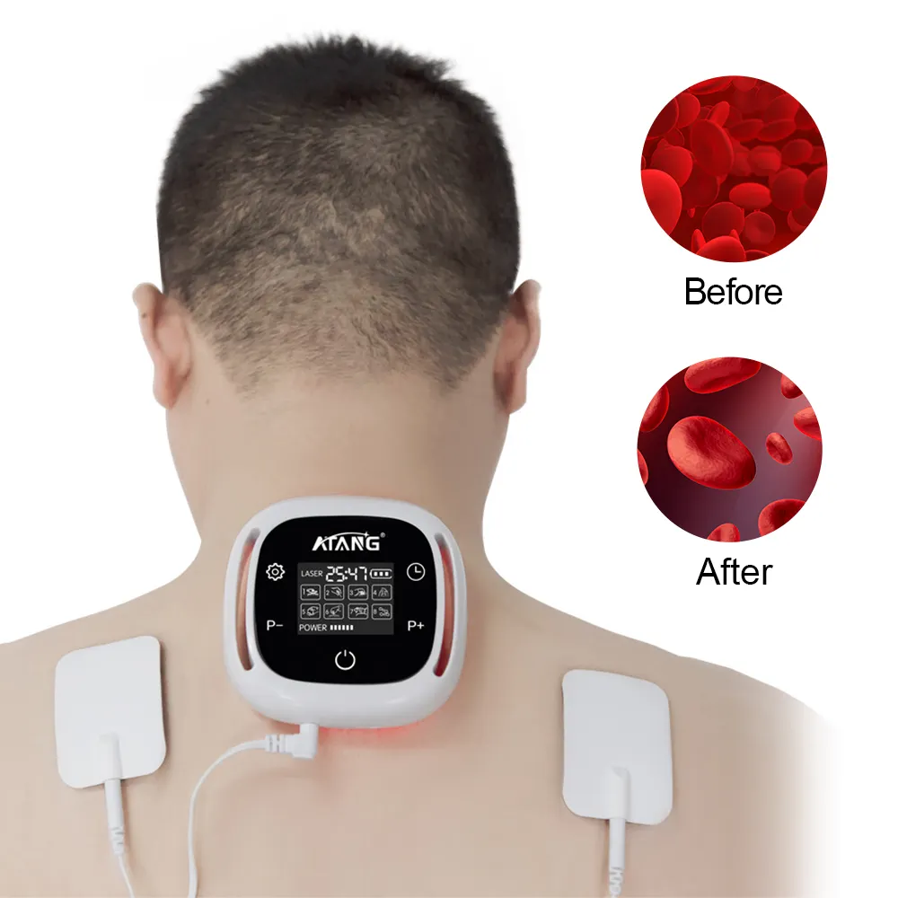 ATANG אינפרא אדום רפואי מוצר 808nm ו 650nm לייזר חגורת סוג מכשיר עבור בקע לאחר ניתוח