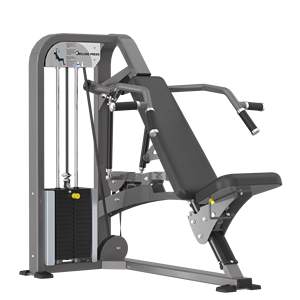 เครื่องฝึกกล้ามเนื้อหน้าอกแบบเอียง รุ่น Commercial Strength Trainer Incline Chest Press โครงเหล็ก Q235 ระบบ Pin Loaded Belt Driven/Driving อุปกรณ์ออกกำลังกายหนักสำหรับยิม OEM - Product Image 2