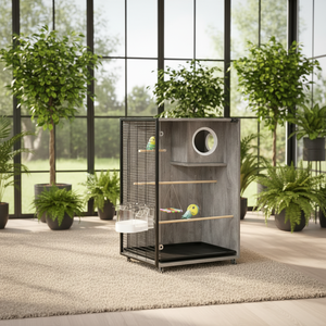 Cage à oiseaux <span class=keywords><strong>en</strong></span> bois écologique pour grands oiseaux, perroquets, pigeons, <span class=keywords><strong>canaris</strong></span>, <span class=keywords><strong>volière</strong></span> et cage <span class=keywords><strong>de</strong></span> reproduction pour animaleries - Product Image 6