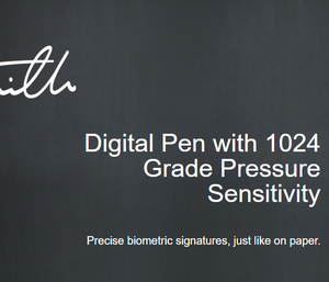 แผ่นรองลายเซ็นขนาด 5 นิ้ว รองรับ SDK รองรับ C Net Java ใช้งานร่วมกับ Windows ได้ - Product Image 3