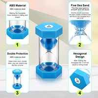 Fidget jouets sensoriels minuterie liquide jouet astronaute créatif vente chaude espace sablier sablier sablier liquide