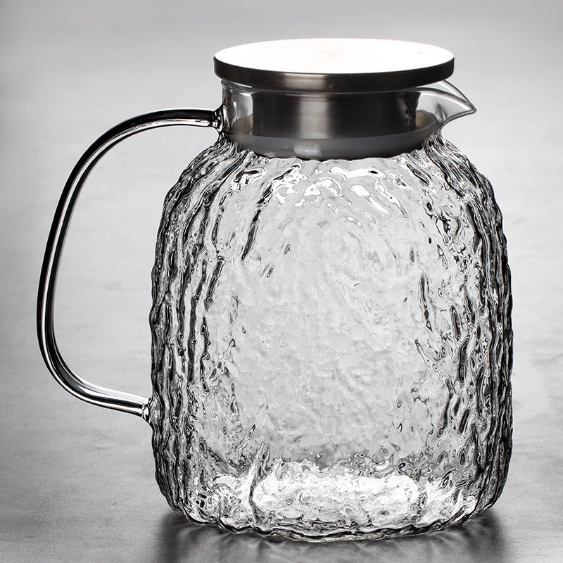large capacity 1.8l borosilicate glass Pitcher heat-resistant glass cold water bottle cool kettle glass jug