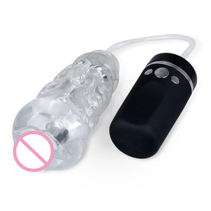Kostenlose individuelle Schachtel  Männer starkes sauggerät elektrischer masturbator für männer blowjob masturbationsbecher oral für erwachsene vibrierende Muschi - Product Image 1