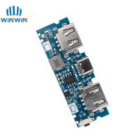 Carte de chargeur de batterie 18650 double USB 5V 2.4A Micro/Type-C USB, accessoires pour batterie externe mobile pour téléphone DIY