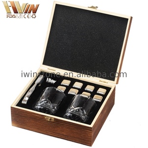 marrón regalo de madera caja pequeña caja de regalos para hombre Whisky los amantes de los amantes del <span class=keywords><strong>vino</strong></span> - Product Image 3