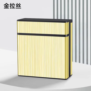 EA545 Étui à cigarettes <span class=keywords><strong>vintage</strong></span> pour <span class=keywords><strong>femme</strong></span> avec logo personnalisé de haute qualité, étui à cigarettes moderne en alliage de zinc avec briquet, vente en gros - Product Image 3