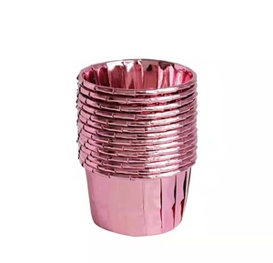 Commercio all'ingrosso festa di nozze lamina d'oro rotolo bocca <span class=keywords><strong>muffin</strong></span> tazza cottura cupcake fodere cottura tazza di carta - Product Image 3