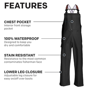 Pantalons <span class=keywords><strong>de</strong></span> <span class=keywords><strong>travail</strong></span> imperméables <span class=keywords><strong>de</strong></span> haute qualité pour hommes et femmes, pour la pêche. - Product Image 3