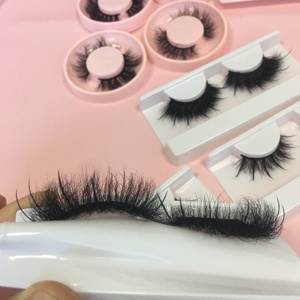 Nuevo estilo Faux Mink pestañas <span class=keywords><strong>postizas</strong></span> hechas a mano Natural corto largo DD Curl Faux Mink pestañas tira completa pestañas proveedor - Product Image 6