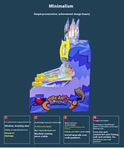 Machine <span class=keywords><strong>de</strong></span> jeu d'arcade à pièces pour enfants la plus populaire Bowling <span class=keywords><strong>et</strong></span> tir en métal avec fonction <span class=keywords><strong>de</strong></span> récompense Garantie 1 an - Product Image 4