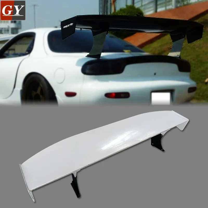 FIBERGLASS ESPRIT 052 STYLE GT WING W/ GURNEY FLAP 1800MM (STAND & BASE = ALUMINIUM) 2 STAND ARTEN FÜR MAZDA 92-02 RX7 FD3S