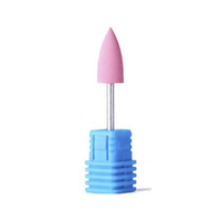 Embouts de ponceuse à ongles en silicone pour le polissage et l'élimination du gel, tampon de polissage en pierre, tête de meuleuse pour machine de manucure électrique