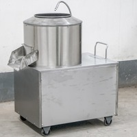 Éplucheur de pommes de terre commercial compact, éplucheur de pommes de terre de cuisine, éplucheur de taro et de patates douces entièrement automatique