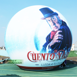 Pallone Pubblicitario Gonfiabile in PVC Personalizzato con Logo, Gigante 5m, Pallone Galleggiante ad Elio per Pubblicità Aerea - Product Image 1