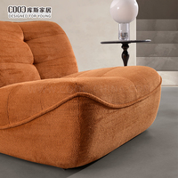 Canapé-lit moderne de luxe relaxant sans os, en mousse compressée, pour salon, fabriqué à Foshan