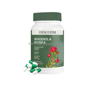 Capsule di Estratto di Rodiola <span class=keywords><strong>Rosea</strong></span> Personalizzate, Integratore Alimentare per Alleviare lo Stress e Migliorare la Concentrazione Mentale - Product Image 1