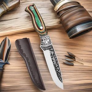 Cuchillo de Carnicero Forjado a Mano para Deshuesar Cerdo, Cabeza de Acero Tallada con Mango de Madera, Cuchillo de Carnicero para Deshuesar - Product Image 5