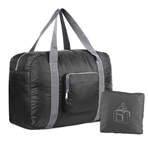 Almacenamiento DE EQUIPAJE DE VIAJE plegable deportes gimnasio resistente al agua Nylon Ripstop Duffle Bag Weekender bolsas de mano para hombres y mujeres - Product Image 1