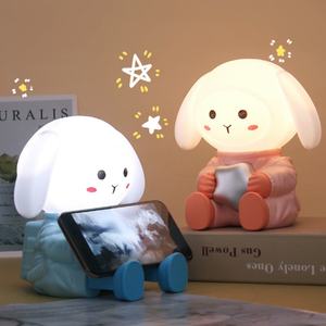 Supports de téléphone portable 2 en 1, petite veilleuse créative, lampe de chevet pour chambre à coucher, ornements pour salon - Product Image 3