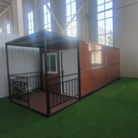 Maison conteneur pliable de 20 pieds à installation rapide